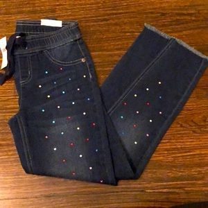 NWT Justice girls jegging size 10